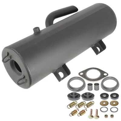 Complete Exhaust Muffler w/ Gasket Kit fits Polaris Ranger 500 2x4 2006 - 2009 - Image 1 of 4