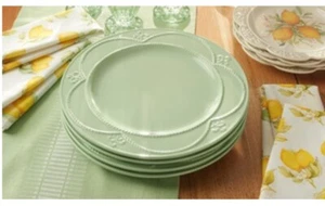 MARBELLA Mint Dinner Plates (4) 3287 $89.95 PRINCESS HOUSE - Picture 1 of 6