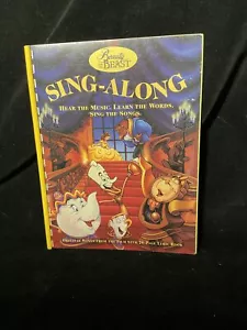 Vintage 1991 Beauty and the Beast Sing-Along Book - Picture 1 of 7
