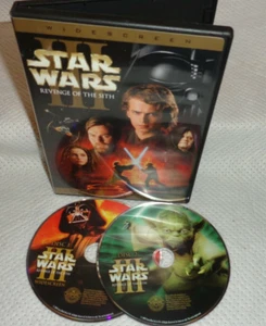 STAR WARS--III--REVENGE OF THE SITH--EWAN MCGREGOR--N. PORTMAN--DVD--L@@K - Picture 1 of 1