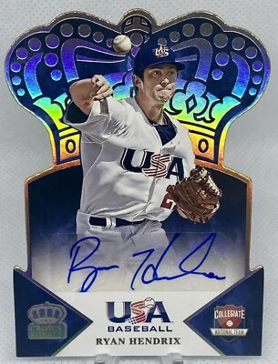 Ryan Hendrix 2015 Crown Royale USA Baseball Panini /10 - Image 1 of 2