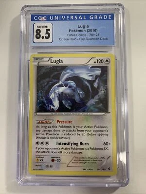 Lugia Fates Collide Cracked Ice Holo 78/124 CGC 8.5 NM/MINT (PSA/BGS) - Image 1 of 2