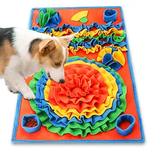 Dog Snuffle Mat Carrot Interactive Toy Pet Sniffing Feeding Smell Training Pad - Picture 1 of 12