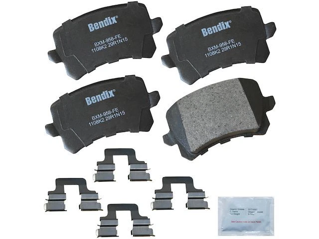 Juego de pastillas de freno traseras Bendix 49677YXVW para Volkswagen Passat CC 2009-2010 Foto 1 de 2