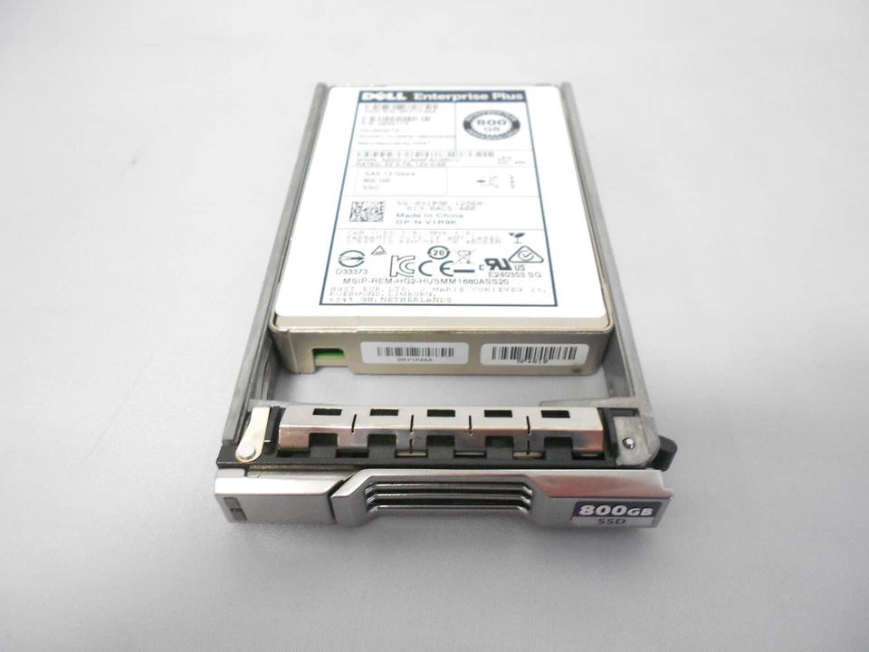 Unidad de estado sólido SSD SAS Dell Equallogic 800 GB 2,5"" PS6100 PS6110 PS6210 V1R9K Foto 1 de 1