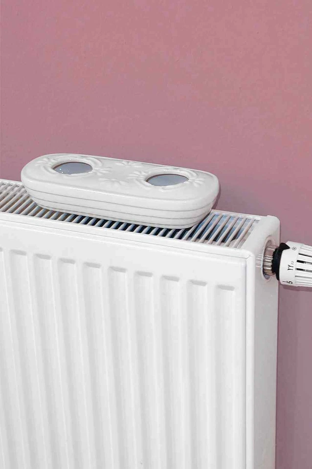 LIENBACHER Keramik-Verdunster Keramik Verdunster weiß 25x9,7x4,5cm Heizung Luftbefeuchter