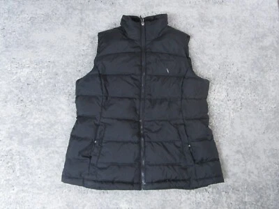 Chaleco Free Country para mujer medio acolchado negro sin mangas cremallera completa senderismo Foto 1 de 4