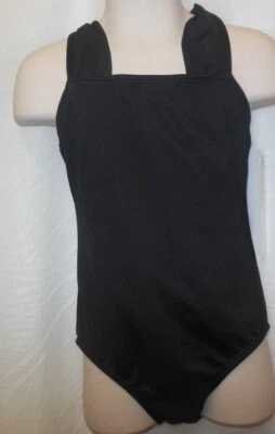 EUROTARD Tanque Negro Completamente Forrado Microfibra Niñas Leotardo Foto 1 de 3