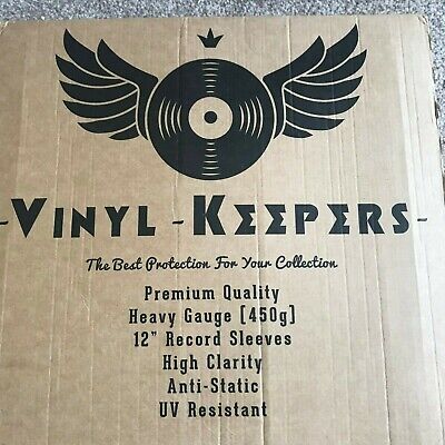 10 X 12  Inch LP Album Vinyl Keepers Polythene Record Sleeves Heavy Gauge 450g • 6.16£