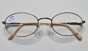 SAFILO ELASTA E4650 4WN GOLD PINK FANTASY OPTICAL FRAME EYESIZE 52-20-140 ITALY - Picture 1 of 12