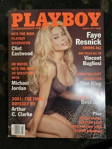 Collectors item March 1997 Playboy magazine:  Faye Resnick cover - Picture 1 of 1