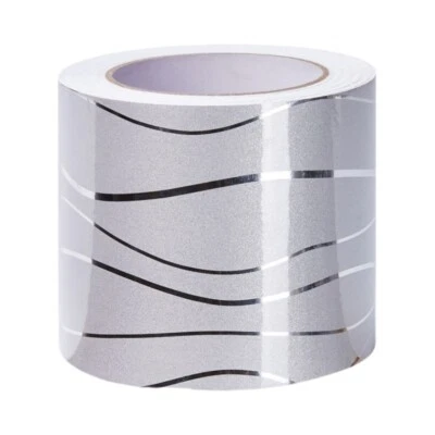 5M Self Adhesive Wallpaper Wall Skirting Border Sticker Waterproof Gold New - Image 1 of 4