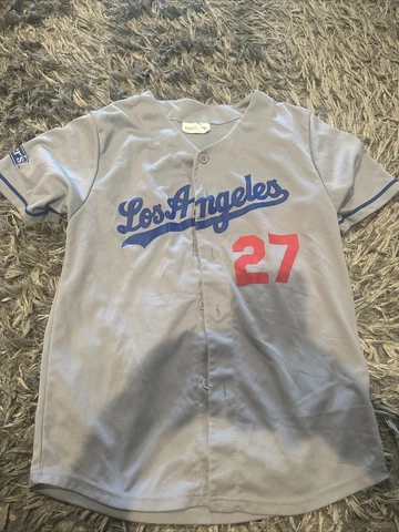 Los Angeles Dodgers Matt Kemp Promo Jersey  Size Youth XL #27 Gray Cover