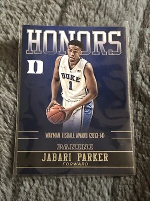 2015 Panini Collegiate Duke Jabari Parker Honors Вставка - Изображение 1 из 2