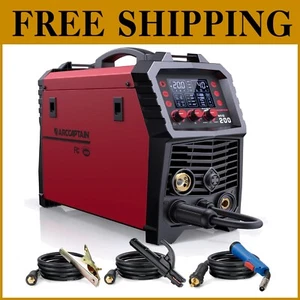 Premium Multi-Process 200Amp MIG Welder with Adaptable Settings and LED Display - Picture 1 of 14
