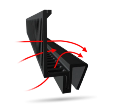 D-D ULTRAFLOW WEIR COMB 60cm FOR 6.8/10mm GLASS OVERFLOW MARINE AQUARIUM TANK - Image 1 of 3