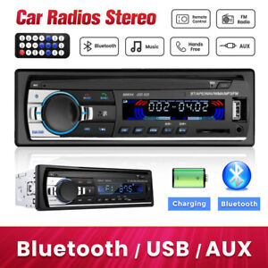 Autoradio 1 DIN radio de coche MP3 bluetooth manos libres car USB TF AUX