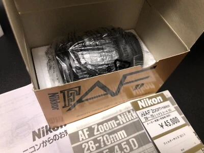 🍙Como nuevo con caja🍙 Lente zoom Nikon AF Nikkor 28-70 mm f/3,5-4,5 D de Japón Foto 1 de 4