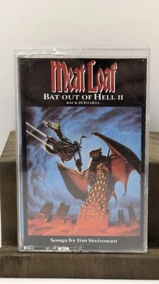 Meat Loaf *Bat Out Of Hell II*Back Into Hell *2 *cassette tape *VG+ *MCAC10699  - Image 1 of 3