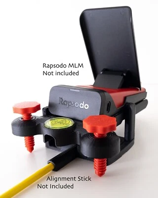 Adjustable Alignment & Leveling Stand for Rapsodo Mobile Launch Monitor (MLM)