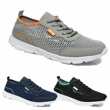 Sommer Herren Sneaker Atmungsaktiv Turnschuhe Freizeit Sport Mesh Laufschuhe