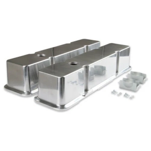 Cubiertas de válvula de aluminio estilo alto Mr. Gasket 6854 para Chevy 262-400 SB de 60-86 Foto 1 de 3