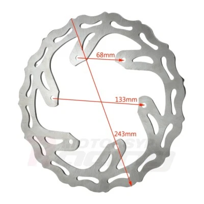 Rotor de disco de freno trasero para Yamaha YZ250F WR450F TZ250F 2003-2015 YZ250X YZ125X Foto 1 de 4