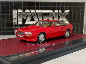 MATRIX SCALE MODELS 1/43 ASTON MARTIN V8 ZAGATO 1986 RED MX40108-101 - Bild 1 von 3