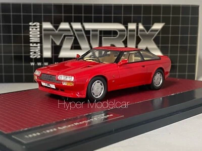MATRIX SCALE MODELS 1/43 ASTON MARTIN V8 ZAGATO 1986 RED MX40108-101 - Immagine 1 di 3