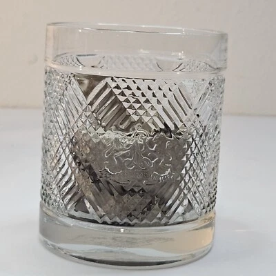 Ralph Lauren Cristal Whisky Vaso Safari León Cresta Argyle Dinero Antiguo atemporal Foto 1 de 4