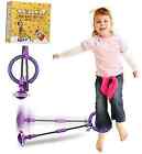 Ankle Skip Ball For Kids, Foldable Colorful Flash Wheel Boys Girls Purple