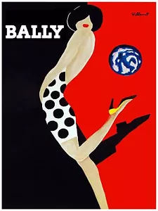 Decorative Poster.Interior wall art design.Decor Art.kick Ball.Red.4221 - Picture 1 of 1