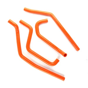 FOR Polaris RZR 800 2008-2011 TURBO SILICONE RADIATOR HOSE KITS ORANGE - Foto 1 di 9