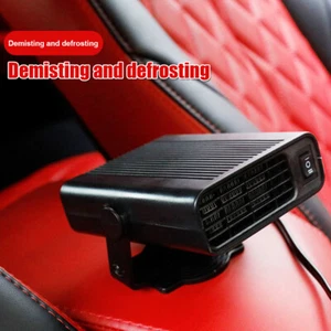12V / 24V Autoheizung 500W 360° einstellbarer elektrischer Heizlüfter Entnebelung Defroster - Bild 1 von 21