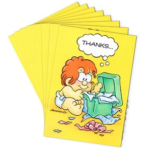 8er Set Vintage 1986 Marvin DANKE FÜR GESCHENK Karten + Umschläge von Hallmark - Bild 1 von 5