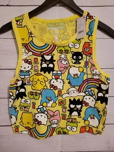 Hello Kitty and Friends by Sanrio Juniors/ Teens Large Crop Top - Picture 1 of 4