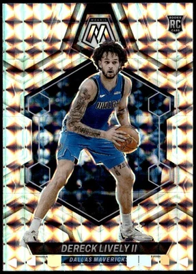 2023-24 Panini Mosaic #248 Dereck Lively II Mosaic Prizm Rookie E1 - Image 1 of 2
