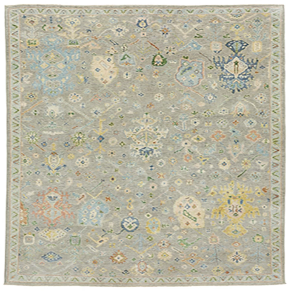 Alfombra Tommy Bahama Palace P10309 Tradicional Gris Oriental Floral Rectángulo Foto 1 de 4