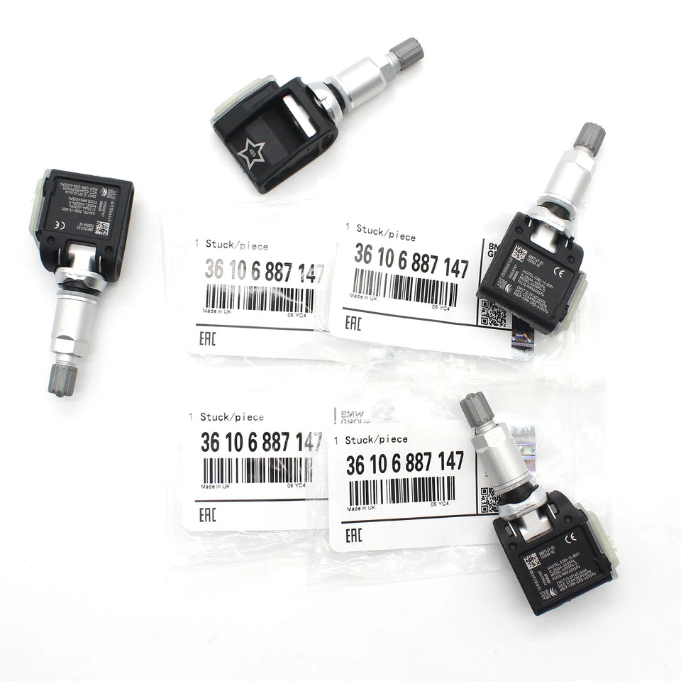 TPMS Set 433mhz Fits for 2021 2022 2023 2024 BMW X3M Competition NEW 36106887147 - Imagem 1 de 4