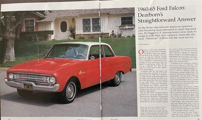 1960 1961 1962 1963 1965 FORD FALCON 17 pg Article FUTURA SPRINT SQUIRE - Image 1 of 4