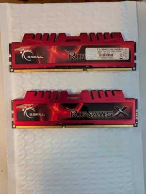 G.Skill Ripjaws F3-12800CL9Q-16GBXL Ram (4Gb x2) DDR3-1600  Foto 1 de 2