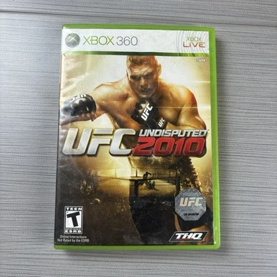 Microsoft Xbox 360 UFC Undisputed 2010 Mixed Martial Arts MMA THQ Tested Manual - Image 1 of 4