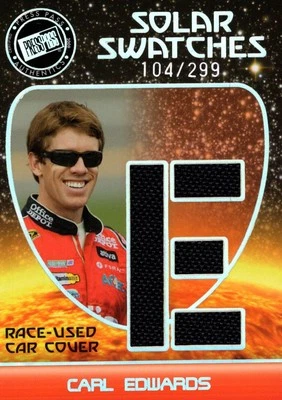 2009 Press Pass Eclipse Solar Swatches #SSCE1 Carl Edwards E /299 - Racing - Image 1 of 2