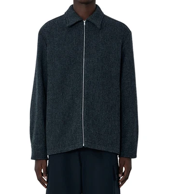 JIL SANDER Gray Wool Shirt Jacket New & Authentic - Image 1 of 2