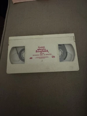 Barney Barney's Musical Scrapbook VHS, 1997 Purple Dinosaur Kids Rare No Case - Image 1 of 3