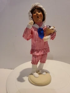 Byers' Choice 2001 "She Sells Seashells..." The Carolers - Traje de baño rosa para niña - Imagen 1 de 16