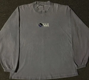 Vtg 90s Vail Colorado Faded Distress Shirt XXL Ski Snowboard Grunge Skate 80s - Picture 1 of 20