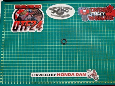 Sello de aceite tensor de cadena Honda XR XL TLR reemplaza 91201-434-005 para 1979-05 Foto 1 de 4