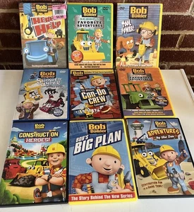 Bob the Builder 9 DVD Lot Tool Time, Can Do Crew, Here To Help, Snowed Under - Imagen 1 de 12