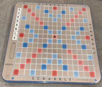 Peça de reposição Scrabble Deluxe edição toca-discos SOMENTE PLACA - Imagem 1 de 4